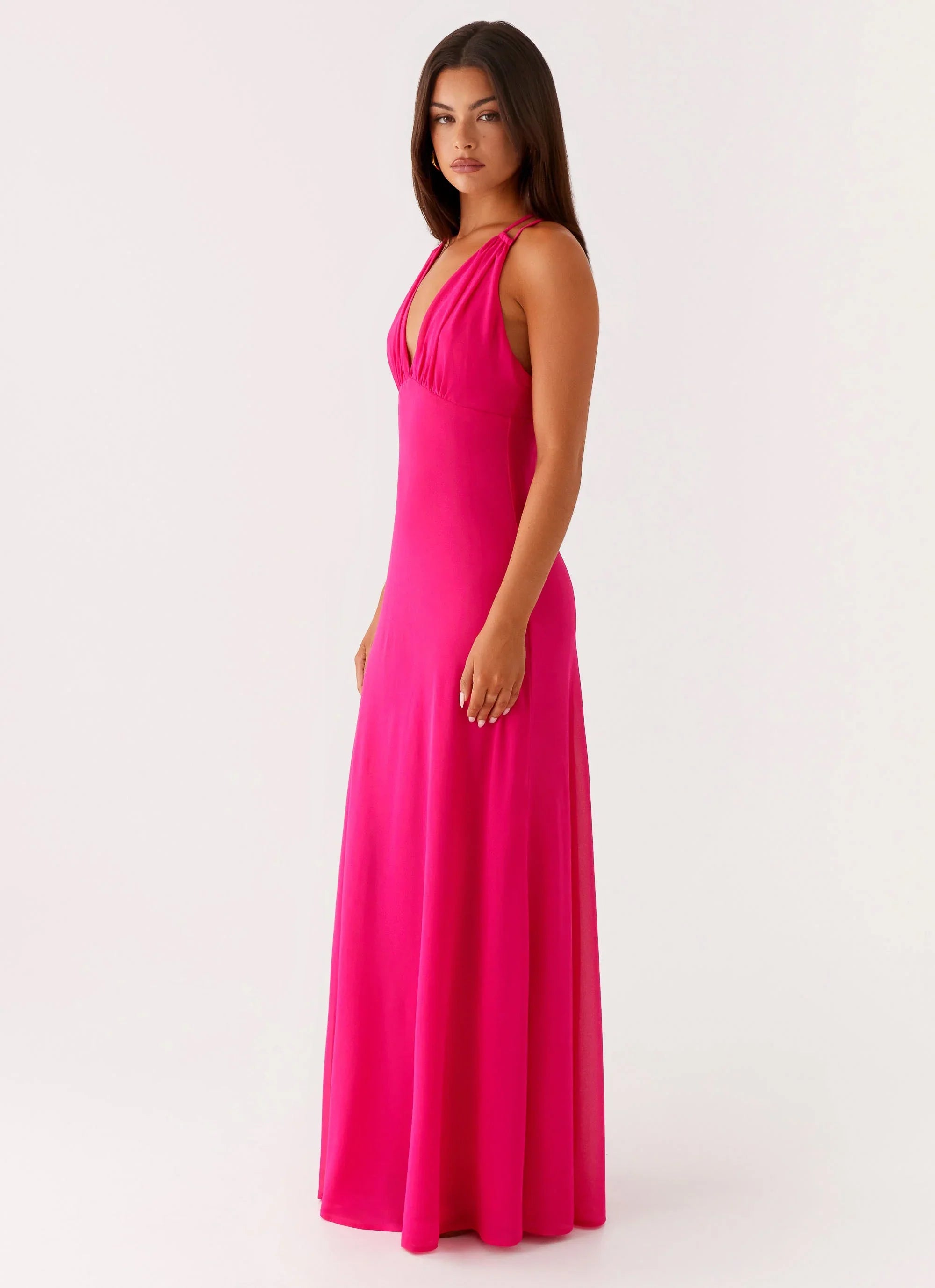 Kacia Maxi Dress - Fuchsia