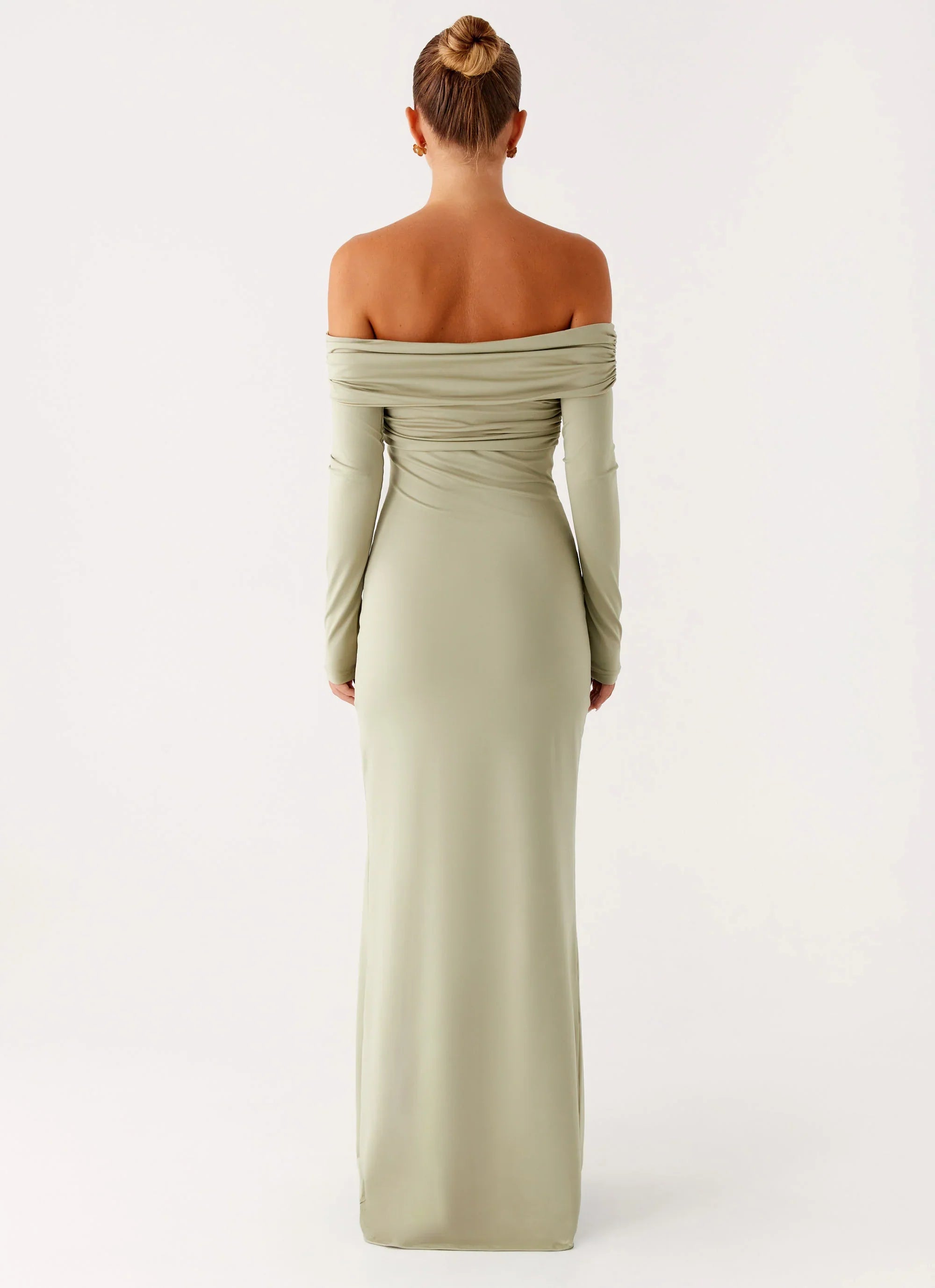 Marla Long Sleeve Maxi Dress - Sage