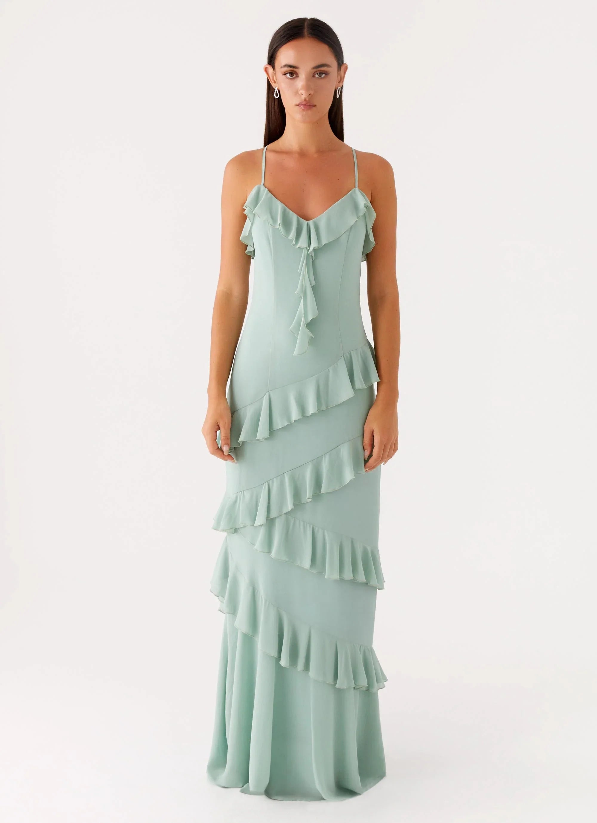 Country Club Maxi Dress - Sage