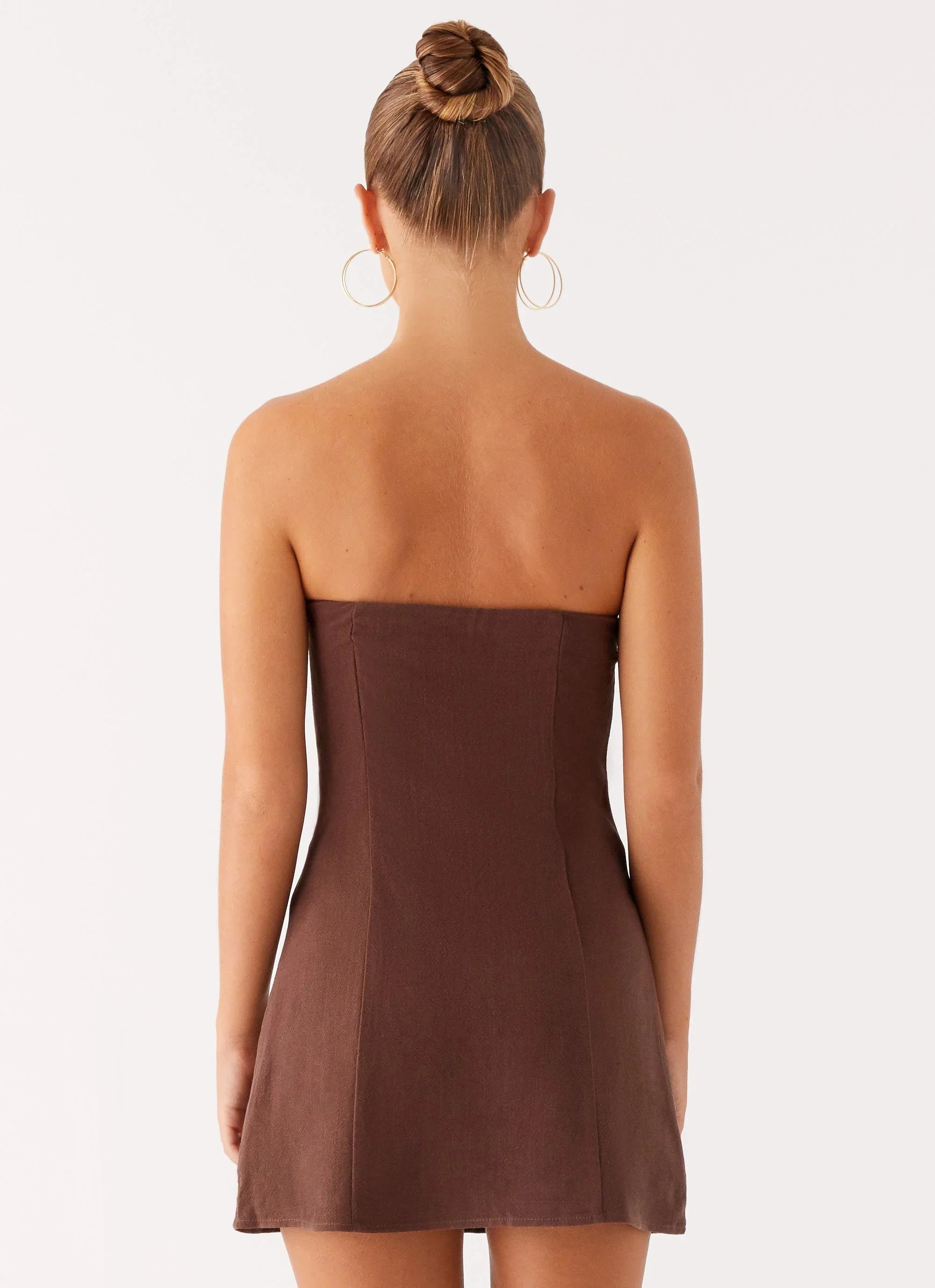 Ludo Mini Dress - Chocolate
